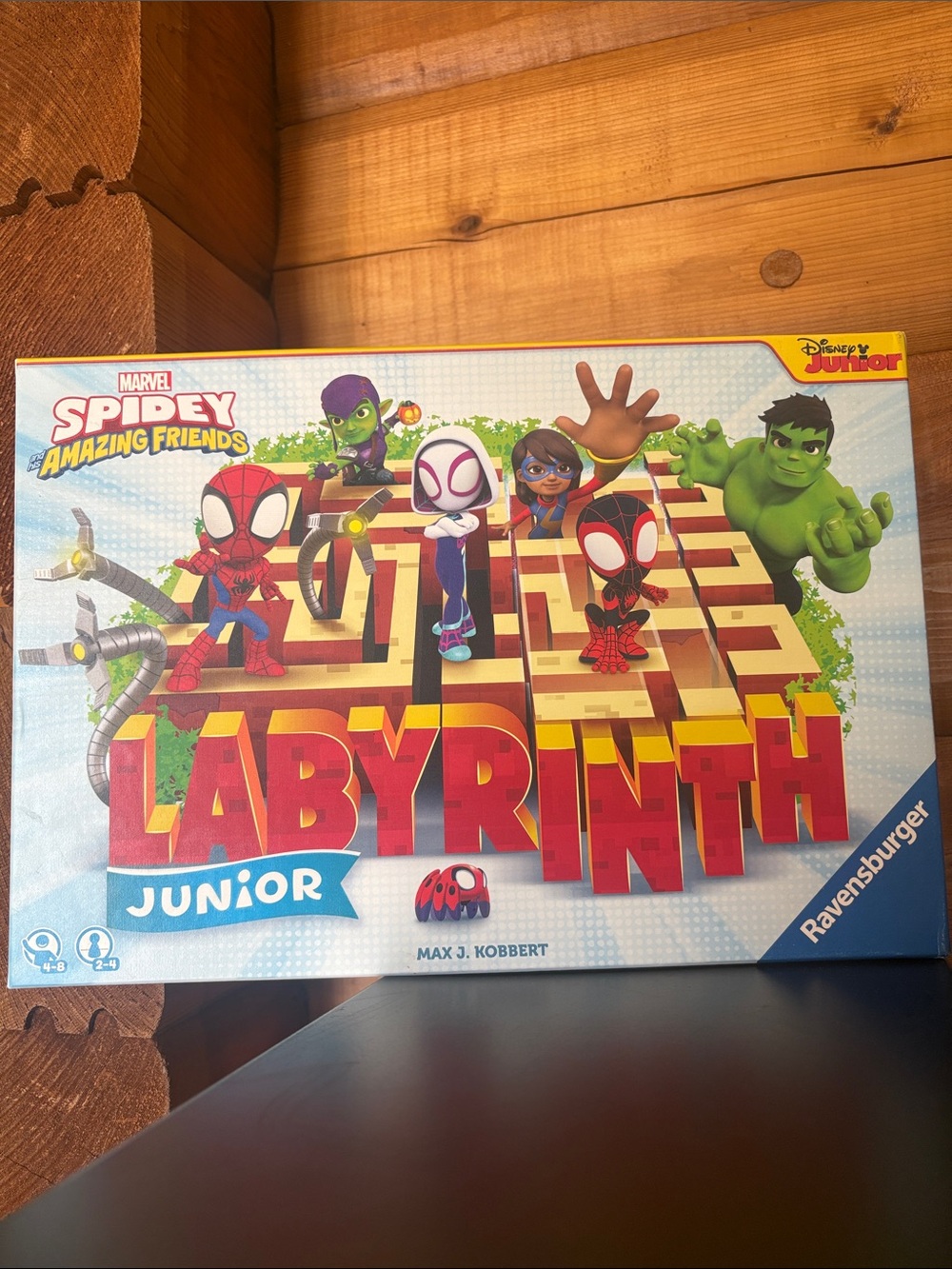 Ravensburger’s Marvel Spidey and His Amazing Friends Labyrinth Junior Board Gam